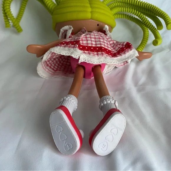 Lalaloopsy Wearing Pink Dress 12”Doll Silly Bendy Green Hair For Kids Girls - Picture 4 of 6